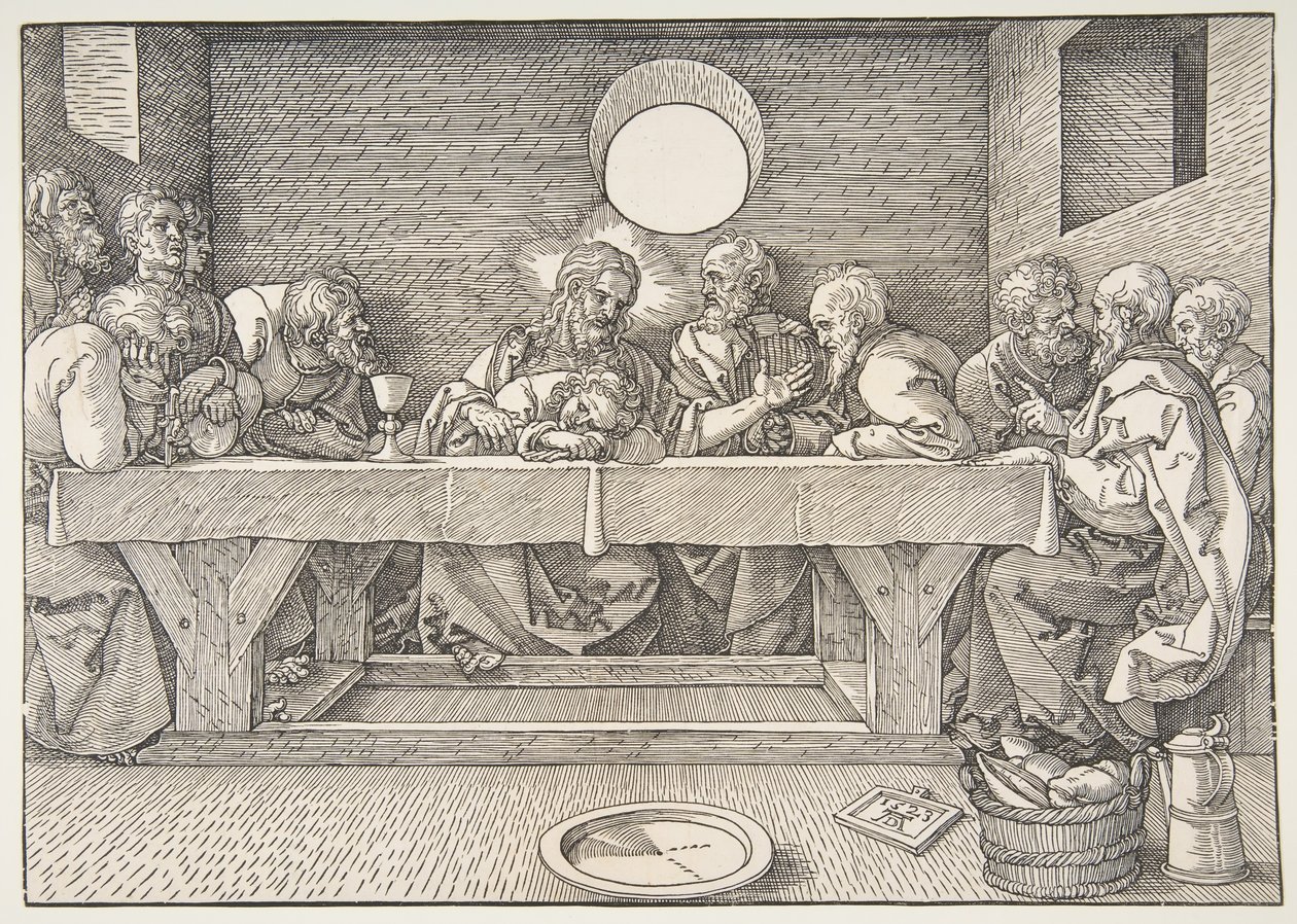 Az utolsó vacsora, 1523. alkotó: Albrecht Dürer