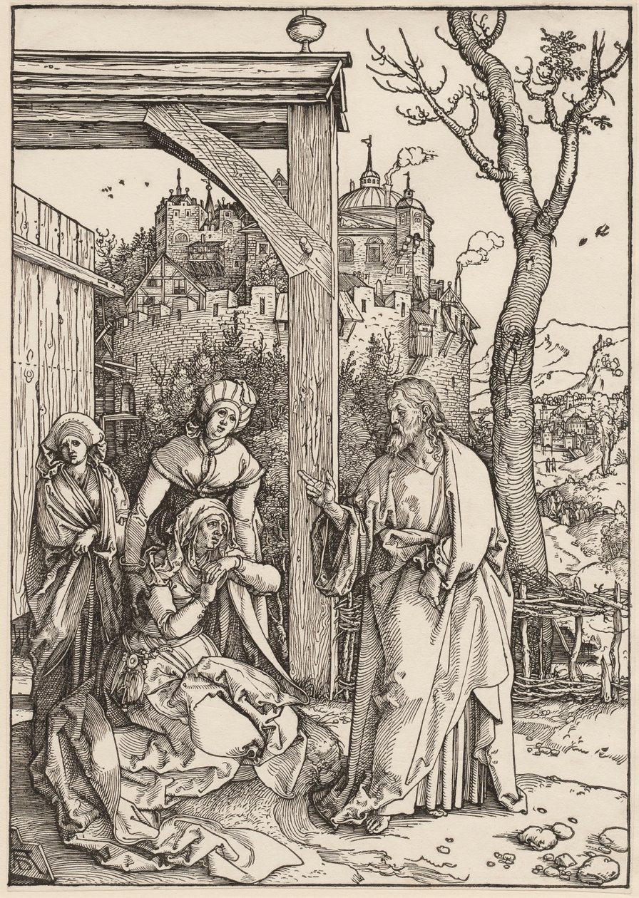 Szűz Mária élete: Krisztus búcsút vesz anyjától alkotó: Albrecht Dürer