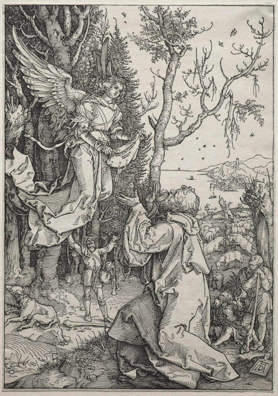 A Szűz élete: Joachim és az angyal alkotó: Albrecht Dürer