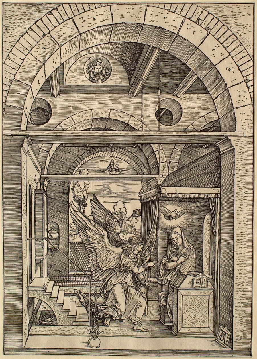 Szűz Mária élete: Az angyali üdvözlet alkotó: Albrecht Dürer