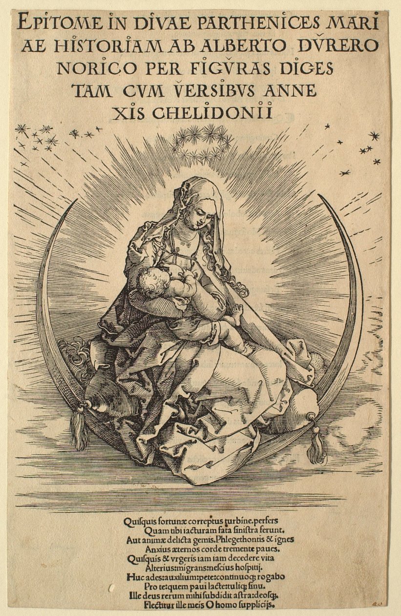Szűz Mária élete: Madonna a holdsarlón alkotó: Albrecht Dürer