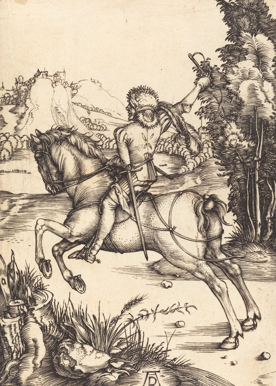 A kis futár c. 1496. alkotó: Albrecht Dürer