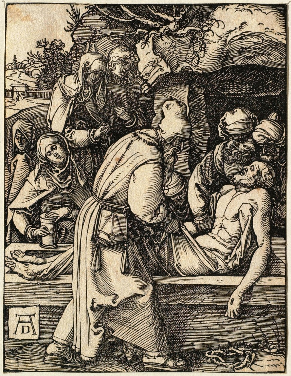A kis passió: Levétel a keresztről alkotó: Albrecht Dürer