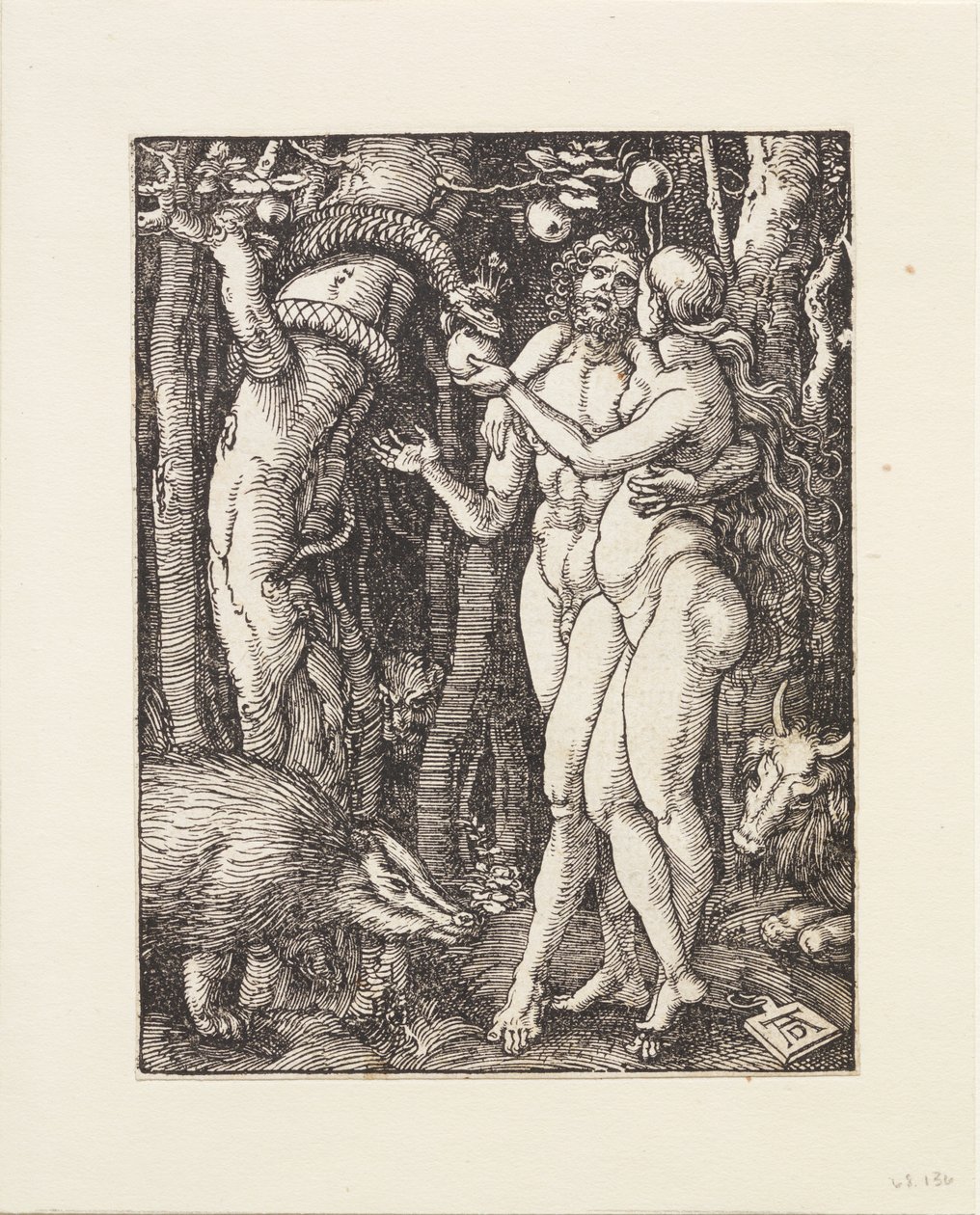 A kis passió: Az ember bukása alkotó: Albrecht Dürer