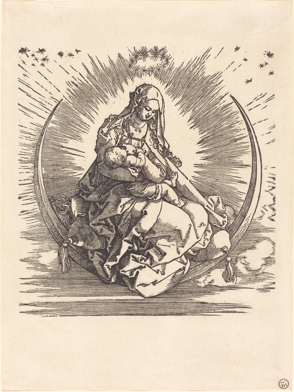 Madonna a félholdon alkotó: Albrecht Dürer