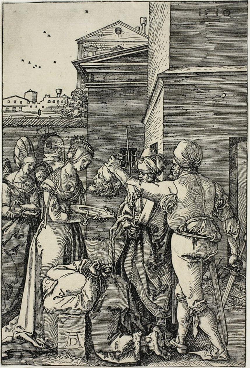 Keresztelő János vértanúsága alkotó: Albrecht Dürer