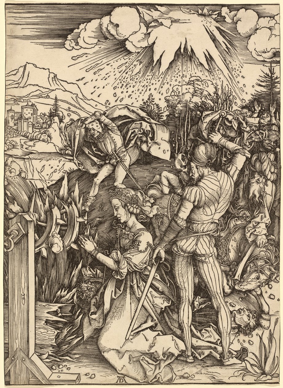 Szent Katalin mártíromsága alkotó: Albrecht Dürer