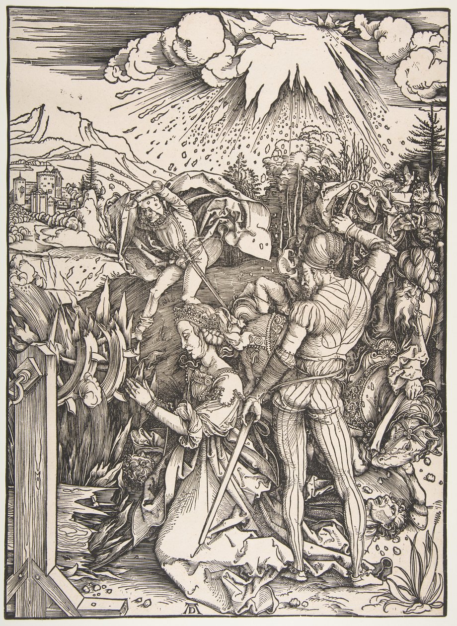 Szent Katalin vértanúsága alkotó: Albrecht Dürer