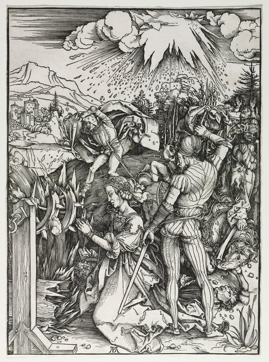 Alexandriai Szent Katalin mártíromsága alkotó: Albrecht Dürer
