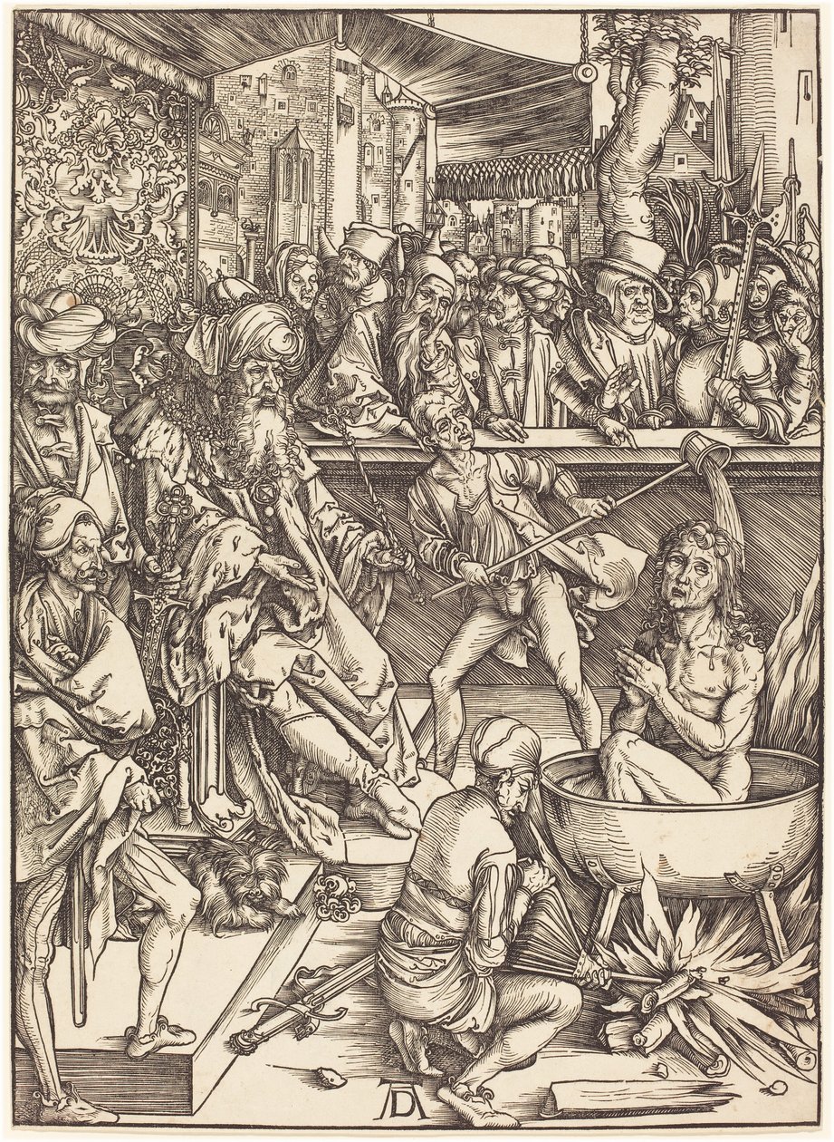 Szent János vértanúsága alkotó: Albrecht Dürer