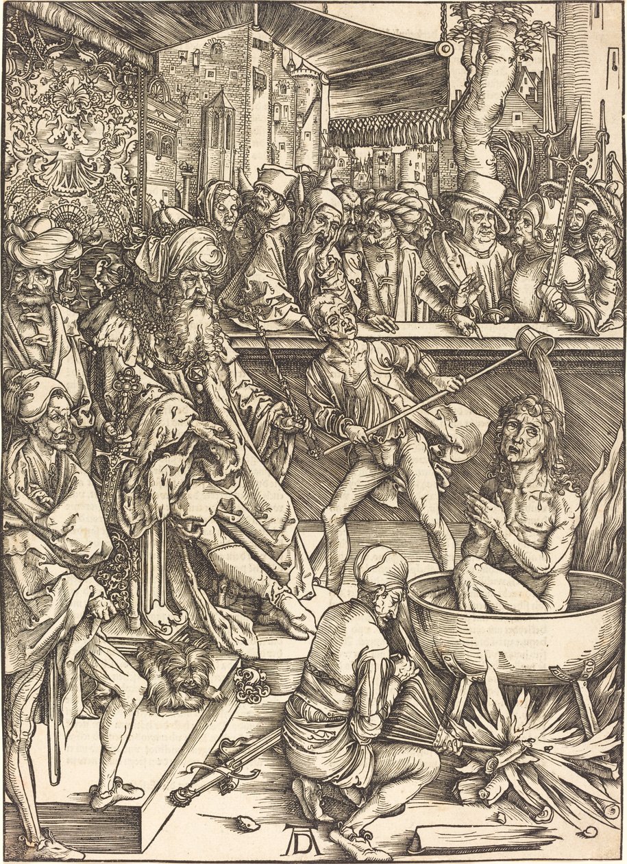 Szent János vértanúsága alkotó: Albrecht Dürer