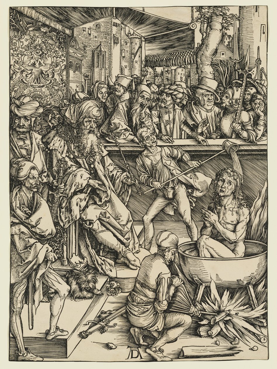 Szent János vértanúsága alkotó: Albrecht Dürer