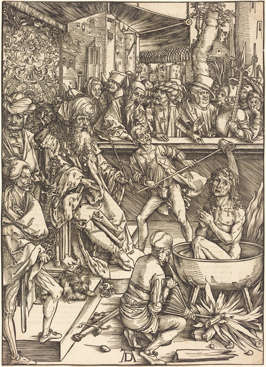 Szent János vértanúsága alkotó: Albrecht Dürer