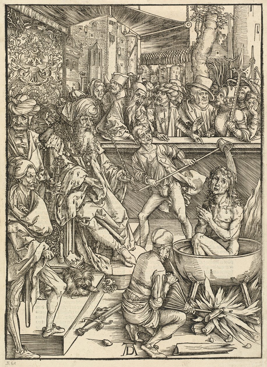 Szent János vértanúsága alkotó: Albrecht Dürer