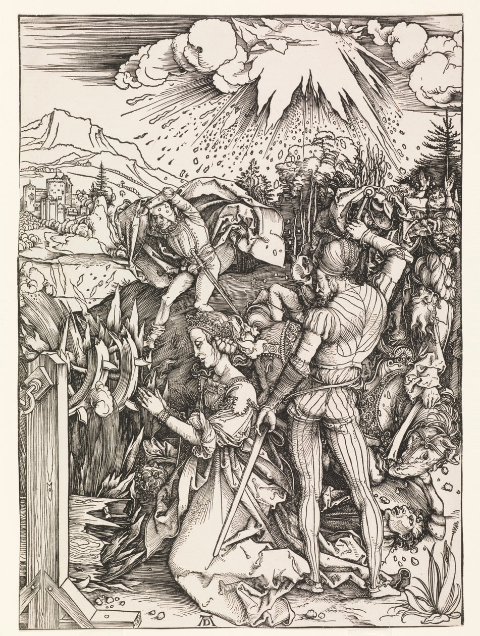 Szent Katalin vértanúsága alkotó: Albrecht Dürer