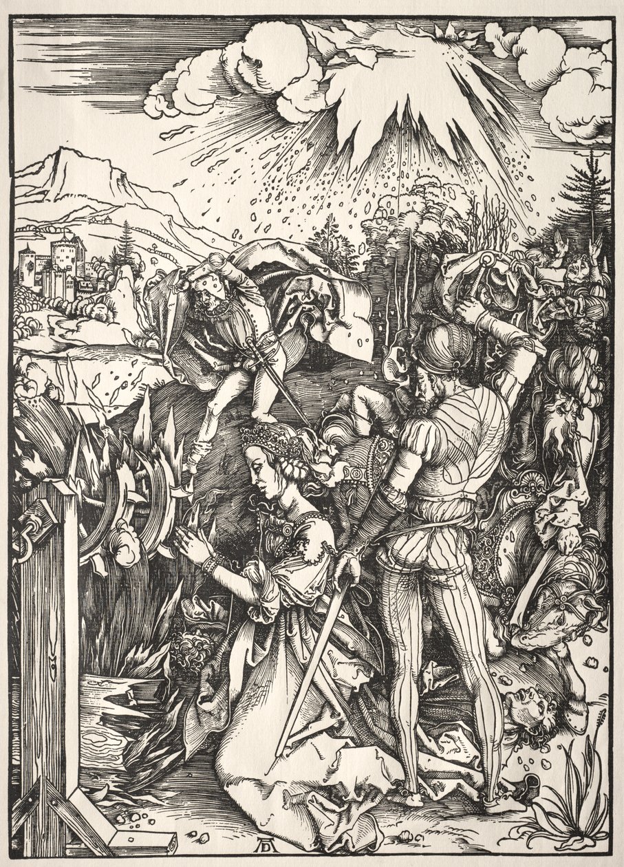 Szent Katalin vértanúsága alkotó: Albrecht Dürer