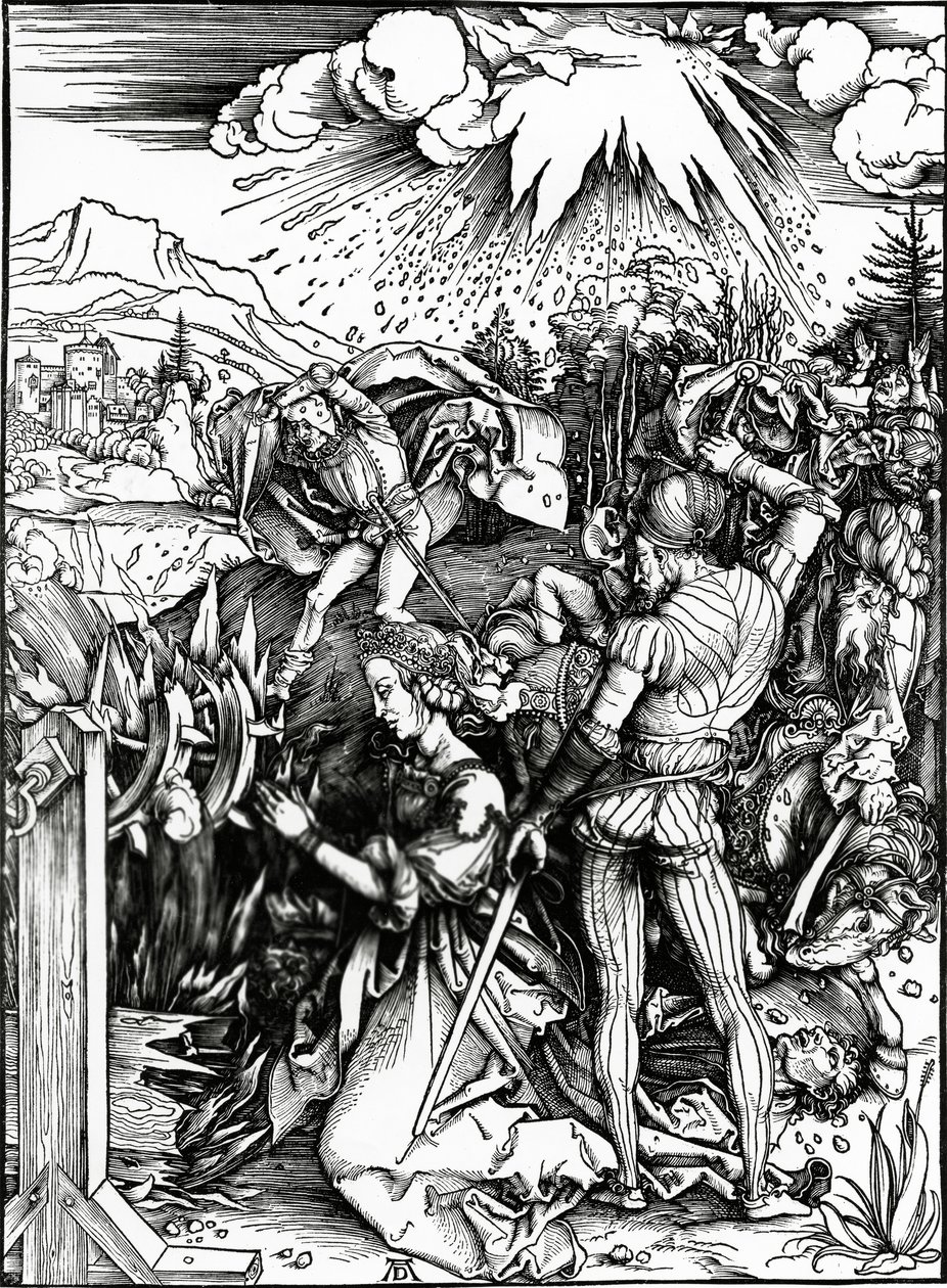 Szent Katalin vértanúsága alkotó: Albrecht Dürer