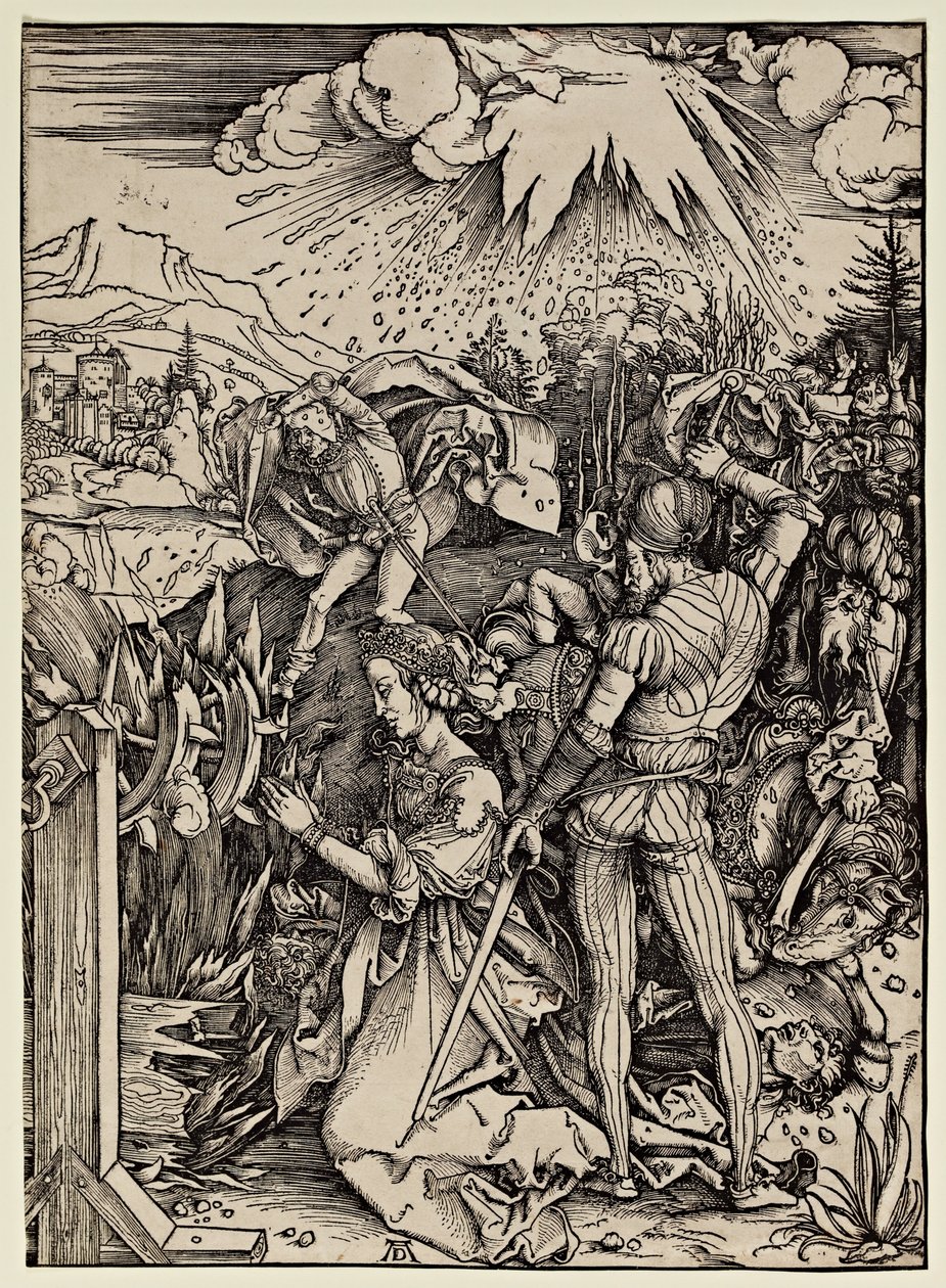 Alexandriai Szent Katalin mártíromsága alkotó: Albrecht Dürer
