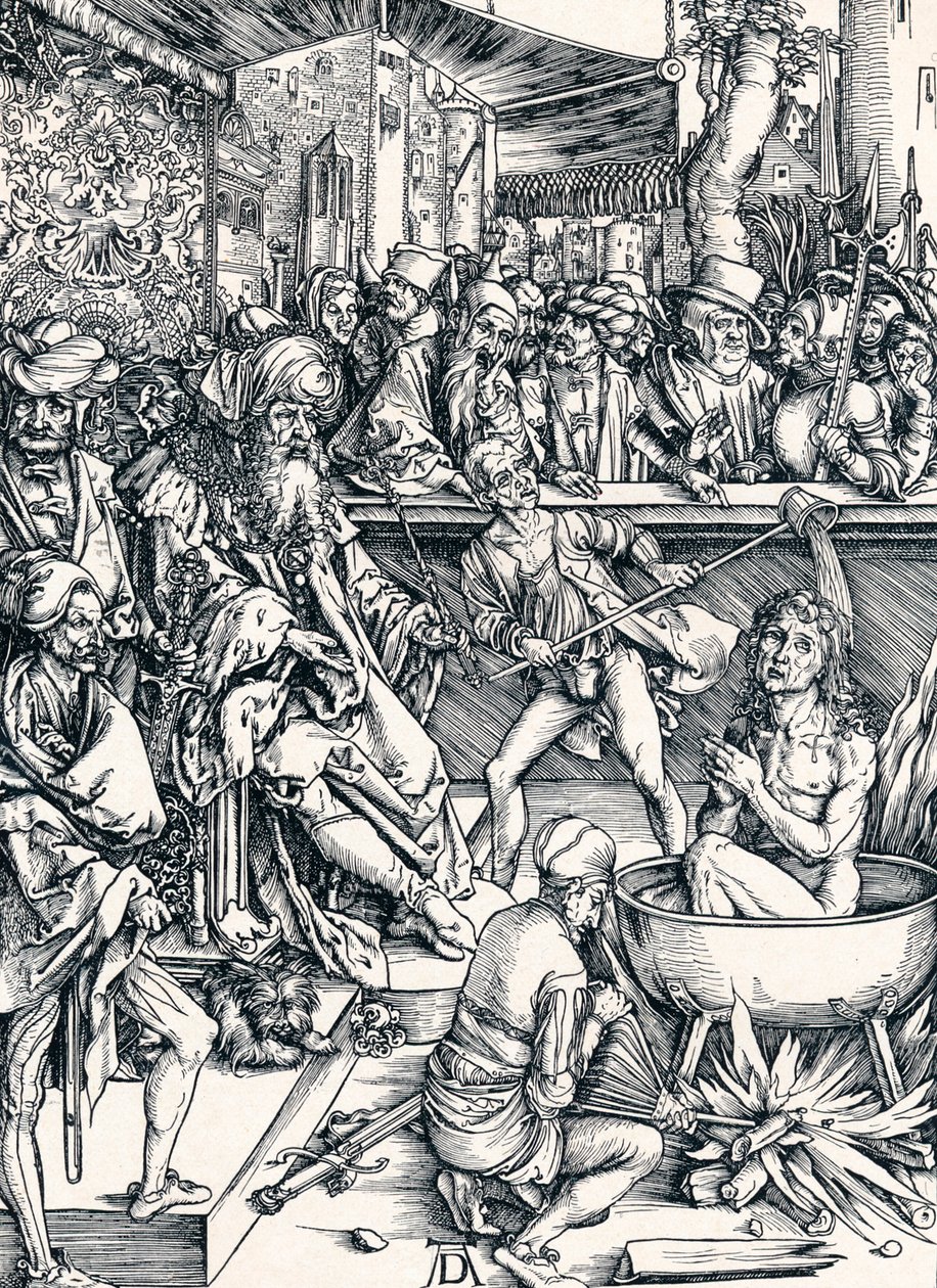 Szent János mártíromsága, 1498 1906 alkotó: Albrecht Dürer