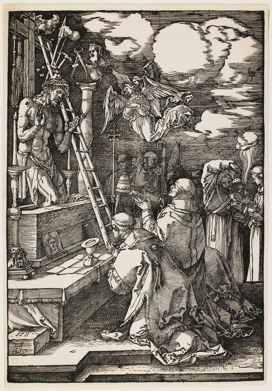 Szent Gergely miséje alkotó: Albrecht Dürer