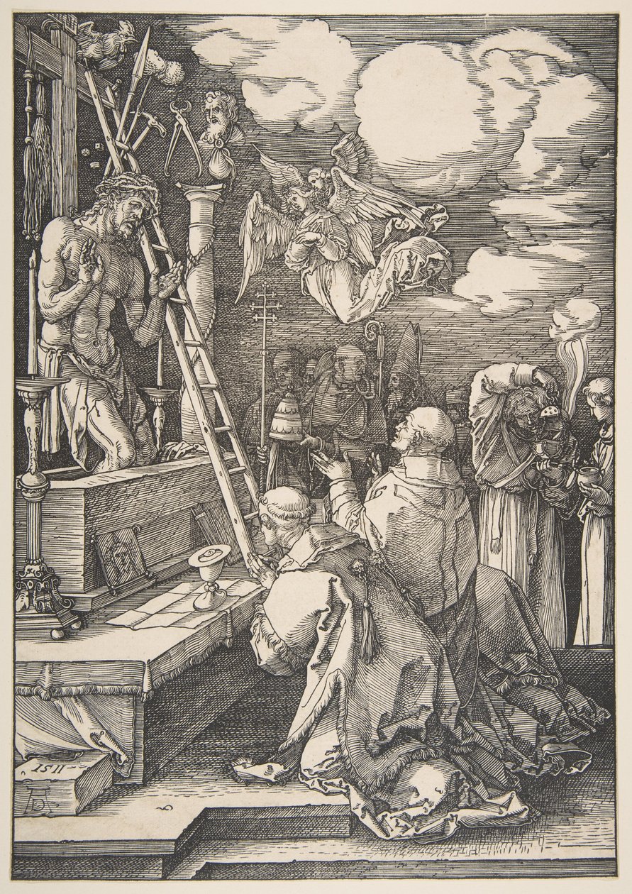 Szent Gergely miséje alkotó: Albrecht Dürer