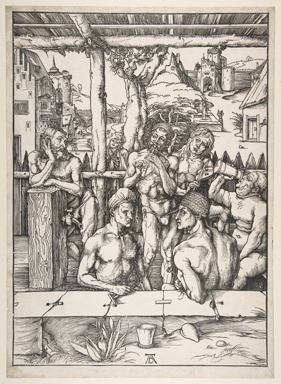 A férfi fürdő alkotó: Albrecht Dürer