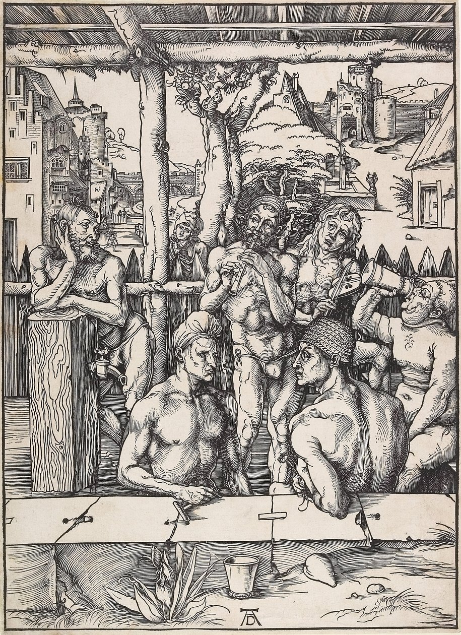 A férfi fürdő alkotó: Albrecht Dürer