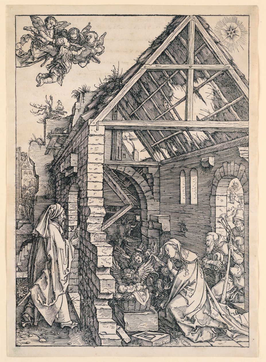 A Születés, a Szűz élete sorozatból alkotó: Albrecht Dürer
