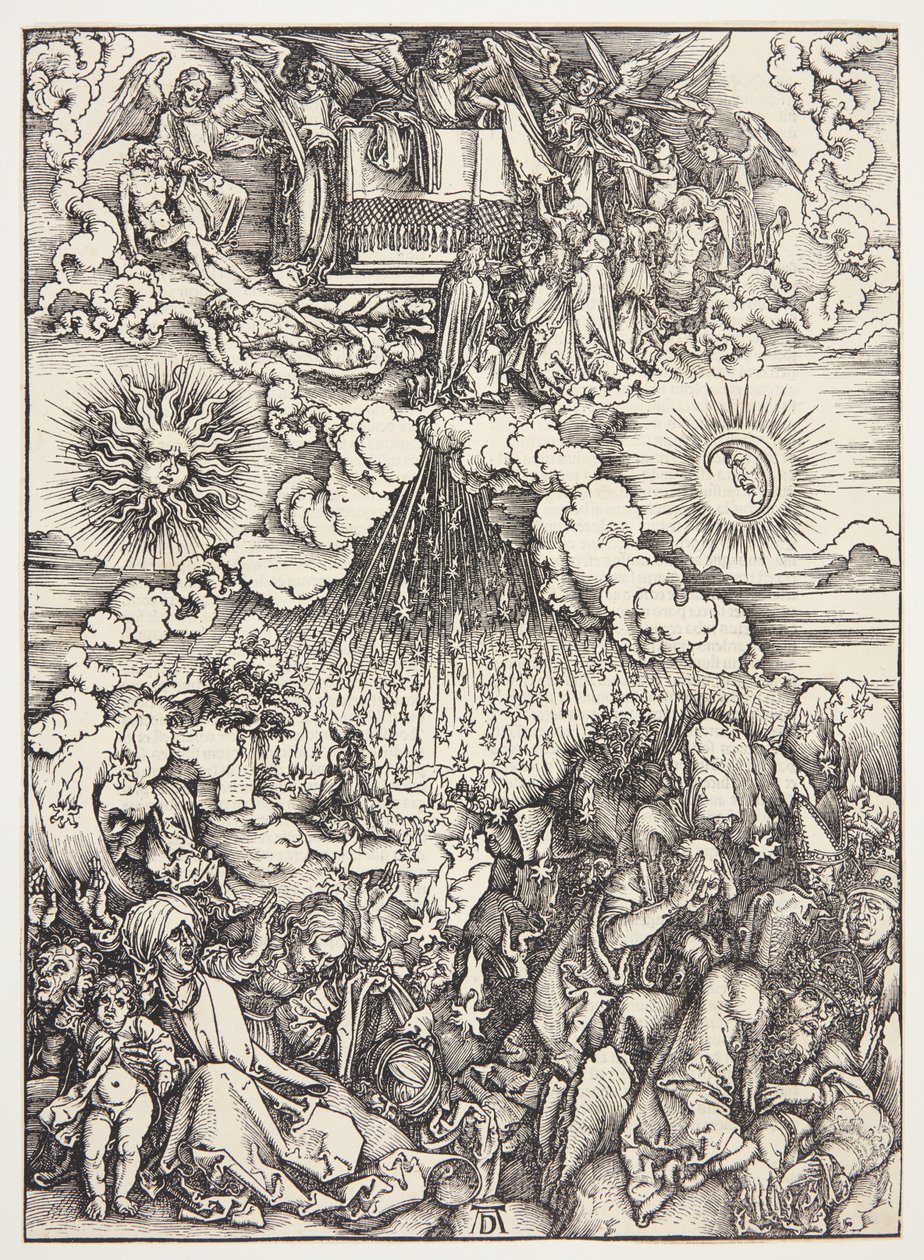 Az ötödik és hatodik pecsét felnyitása alkotó: Albrecht Dürer