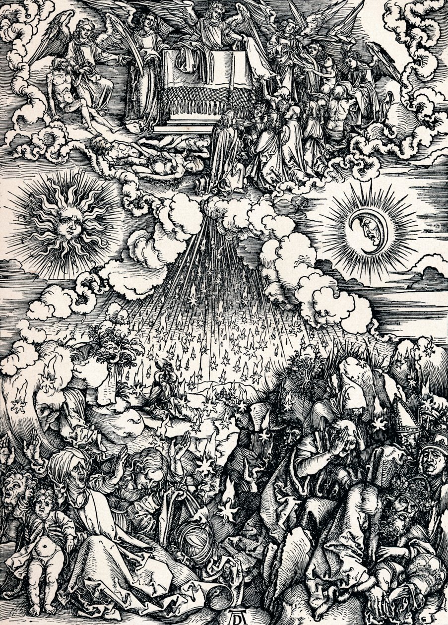 Az ötödik és hatodik pecsét felnyitása, 1498 1906 alkotó: Albrecht Dürer