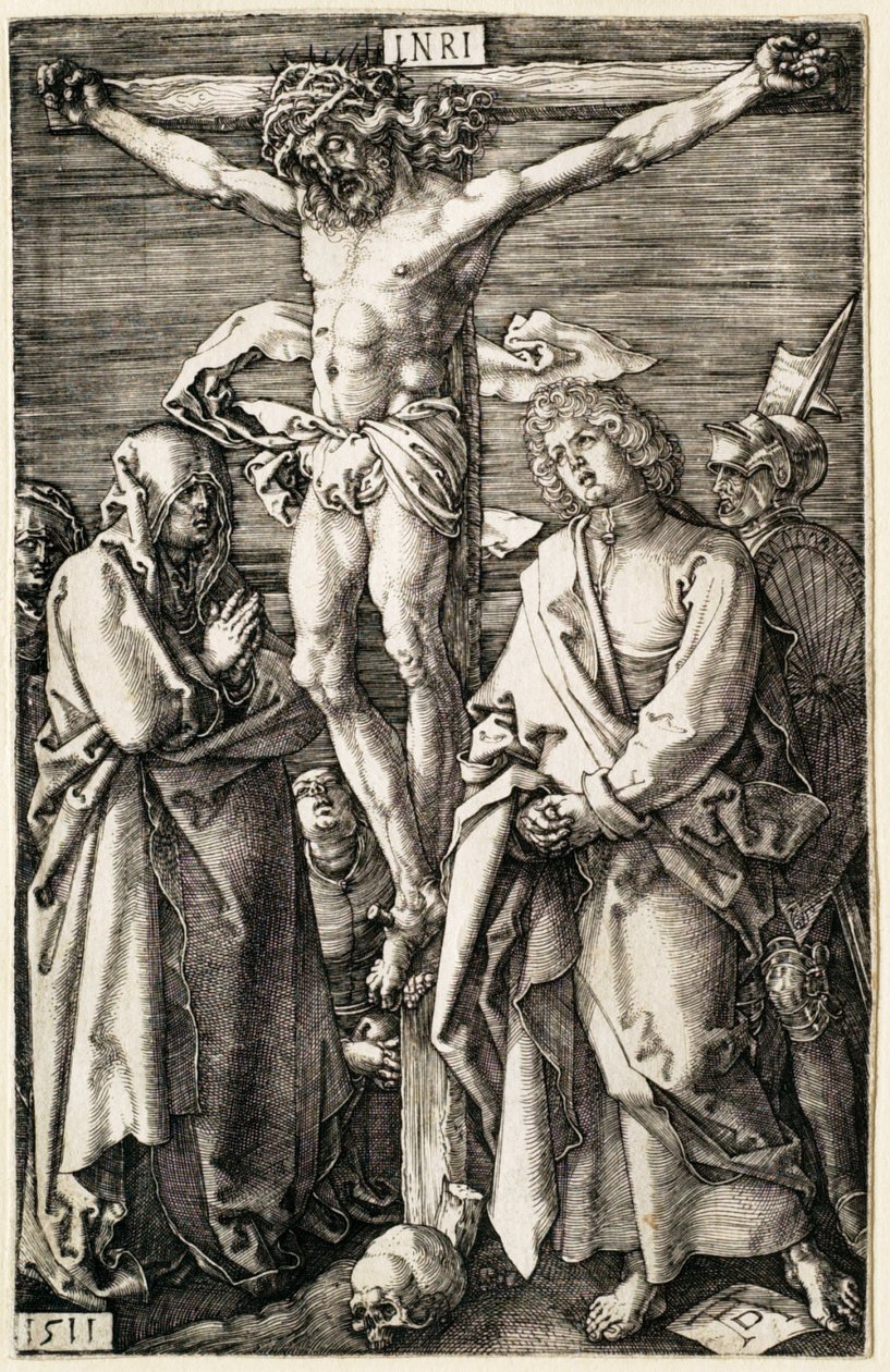 A passió: Krisztus a kereszten alkotó: Albrecht Dürer