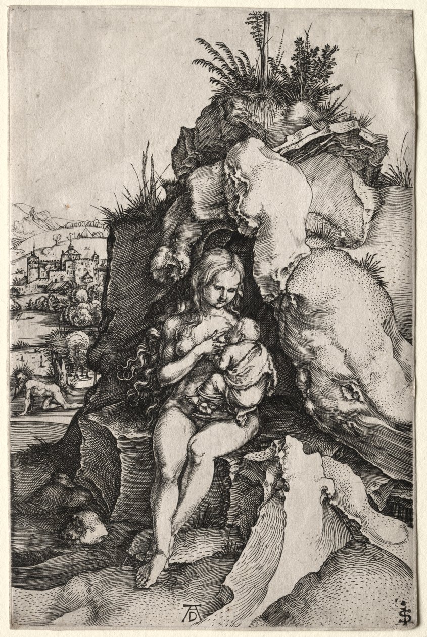 Aranyszájú Szent János vezeklése alkotó: Albrecht Dürer