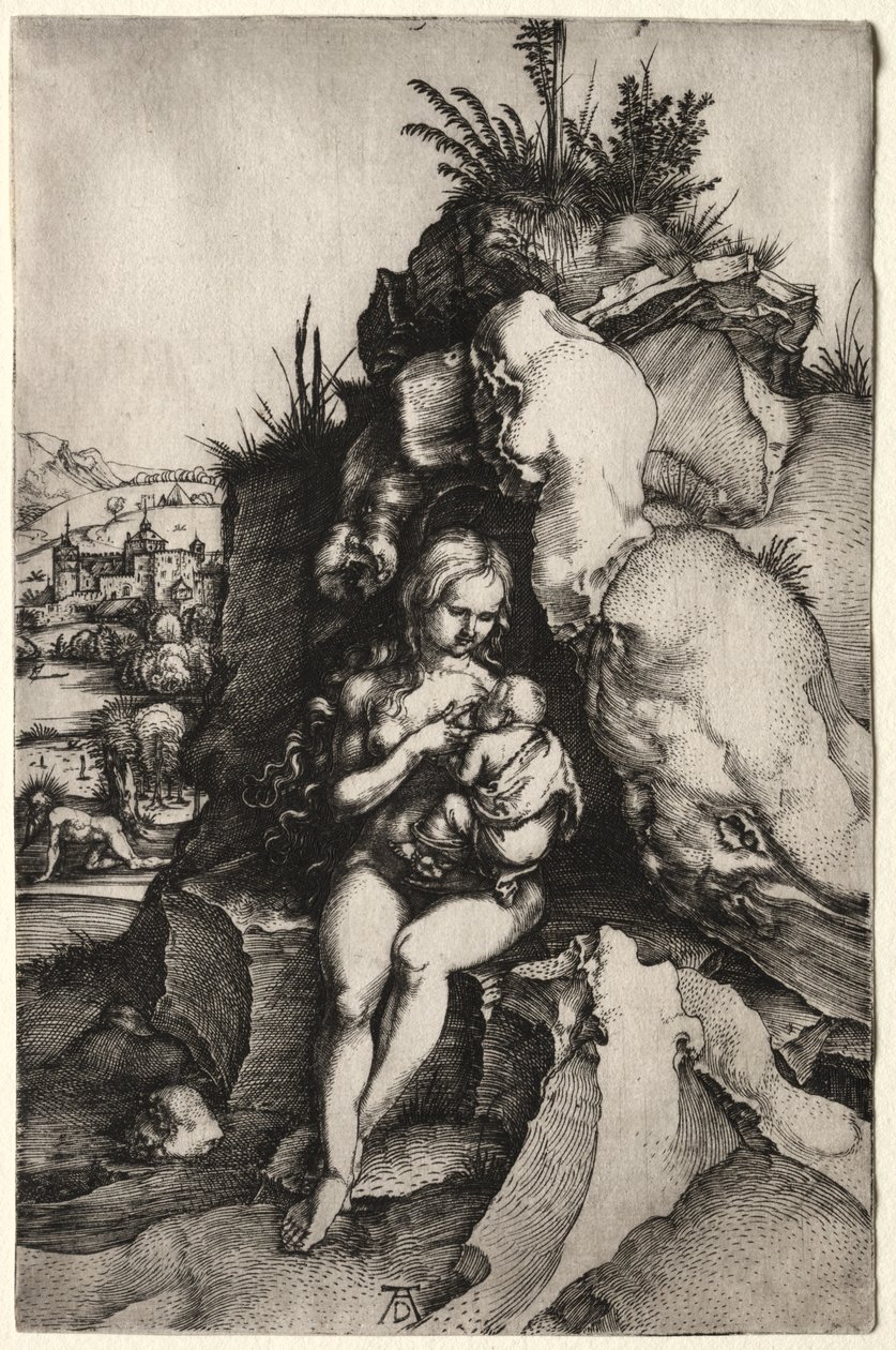 Aranyszájú Szent János bűnbánata alkotó: Albrecht Dürer