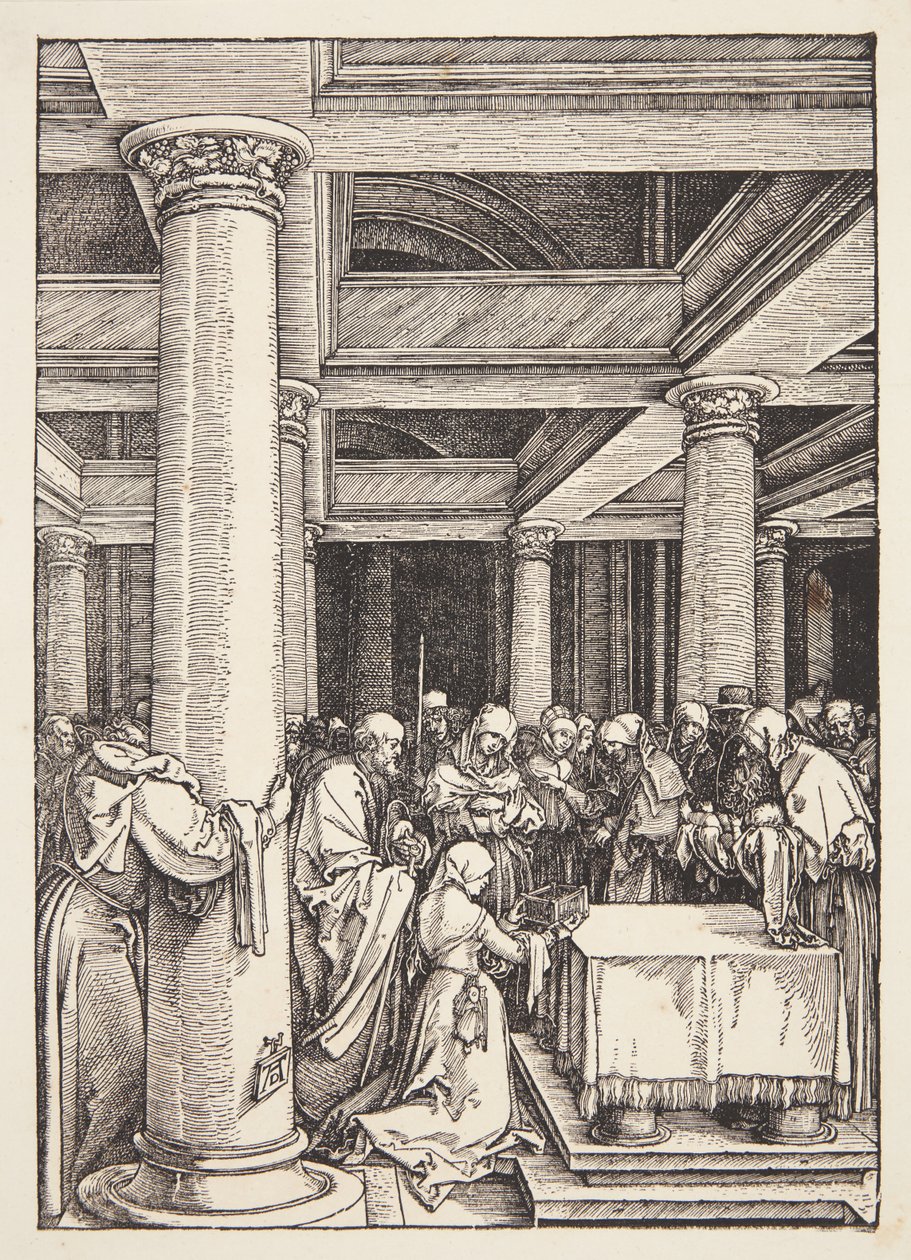 Bemutató a templomban alkotó: Albrecht Dürer