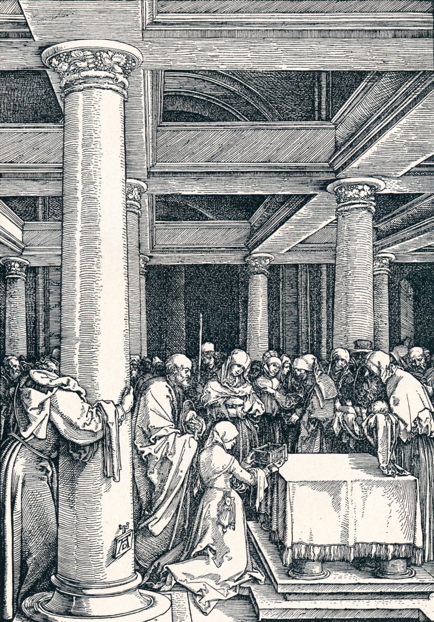 Krisztus bemutatása a templomban, 1506-1906 alkotó: Albrecht Dürer