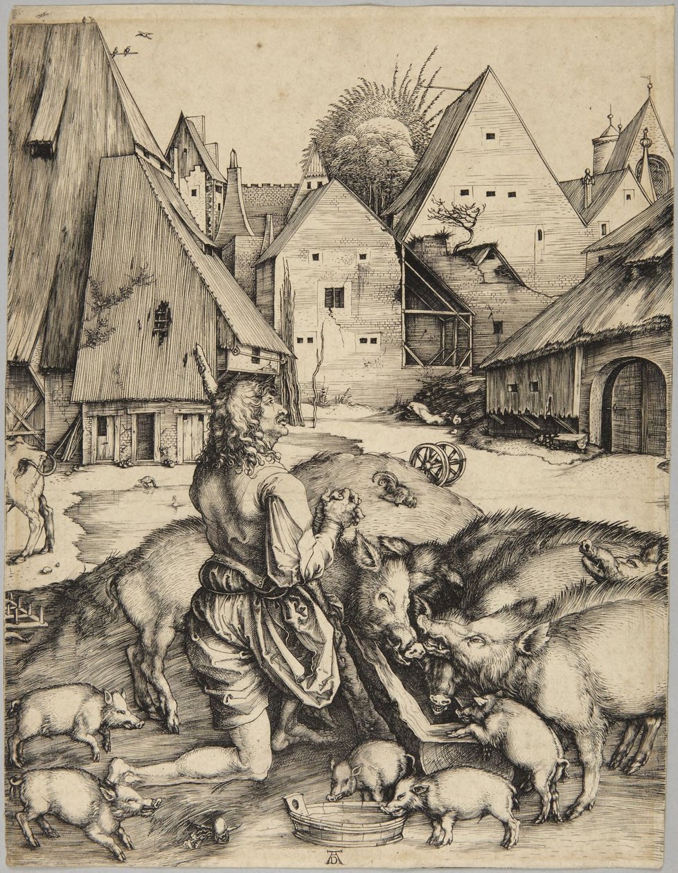 A tékozló fiú alkotó: Albrecht Dürer
