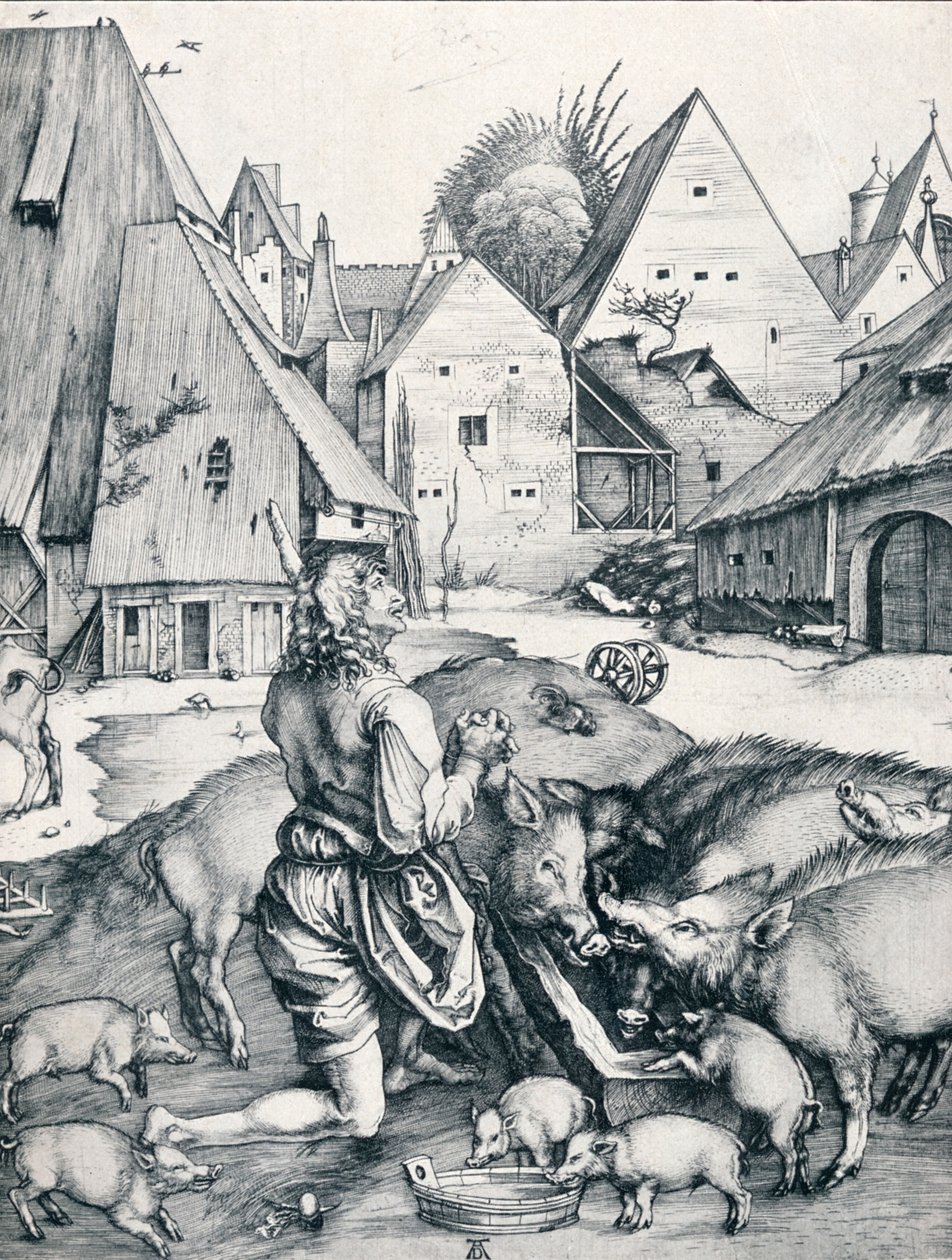 A tékozló fiú, 1495-1906 alkotó: Albrecht Dürer