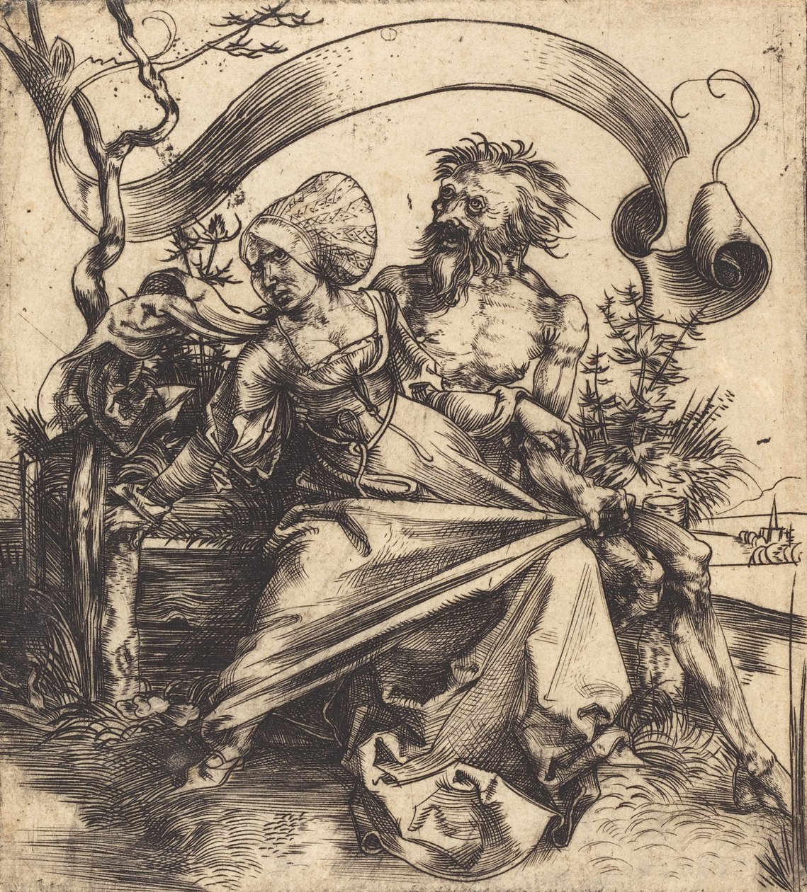 The Ravisher, c. 1495. alkotó: Albrecht Dürer