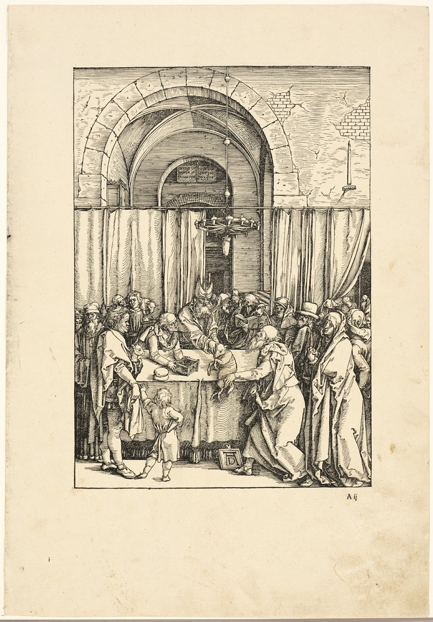Joachim felajánlásának visszautasítása, A Szűzanya életéből alkotó: Albrecht Dürer