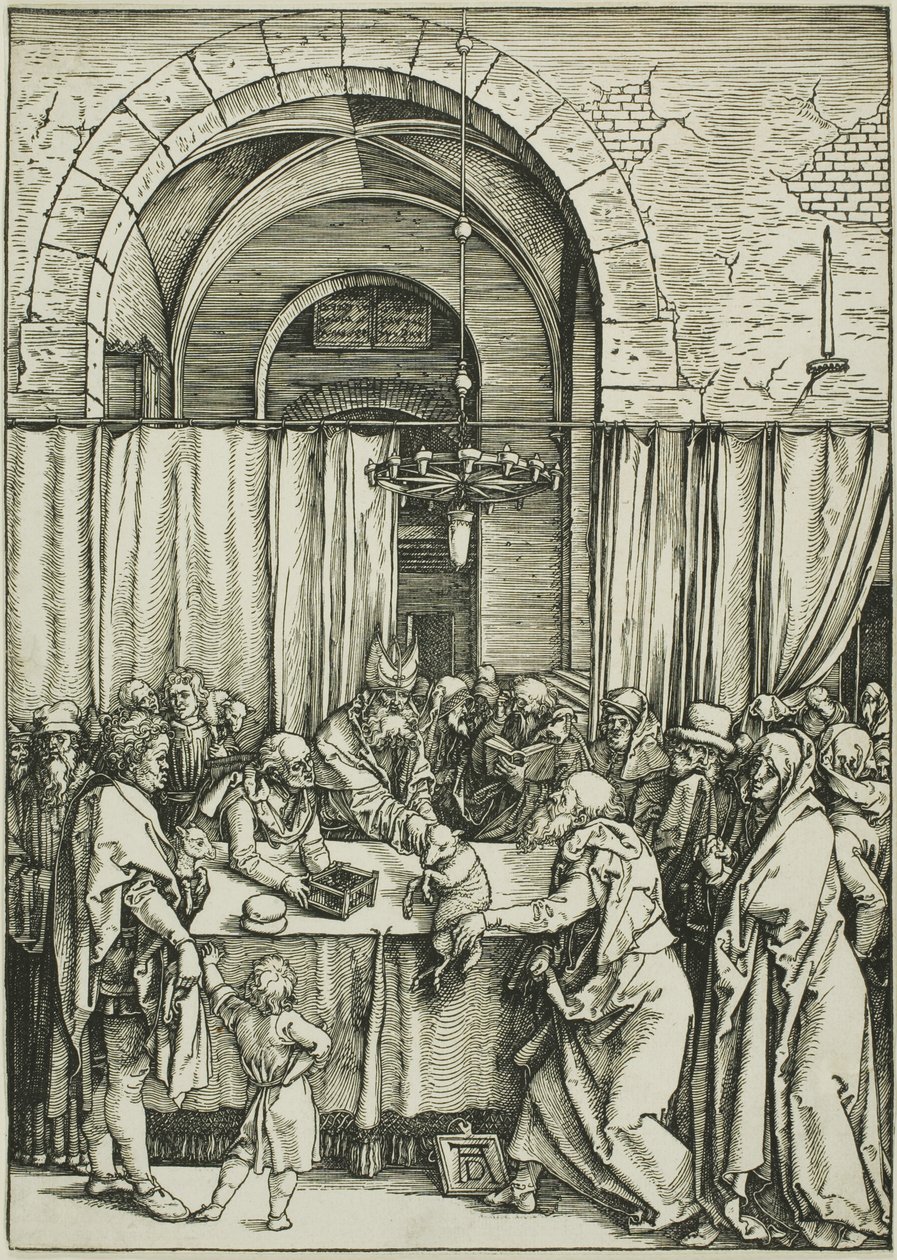 Joachim felajánlásának visszautasítása, A Szűzanya életéből alkotó: Albrecht Dürer