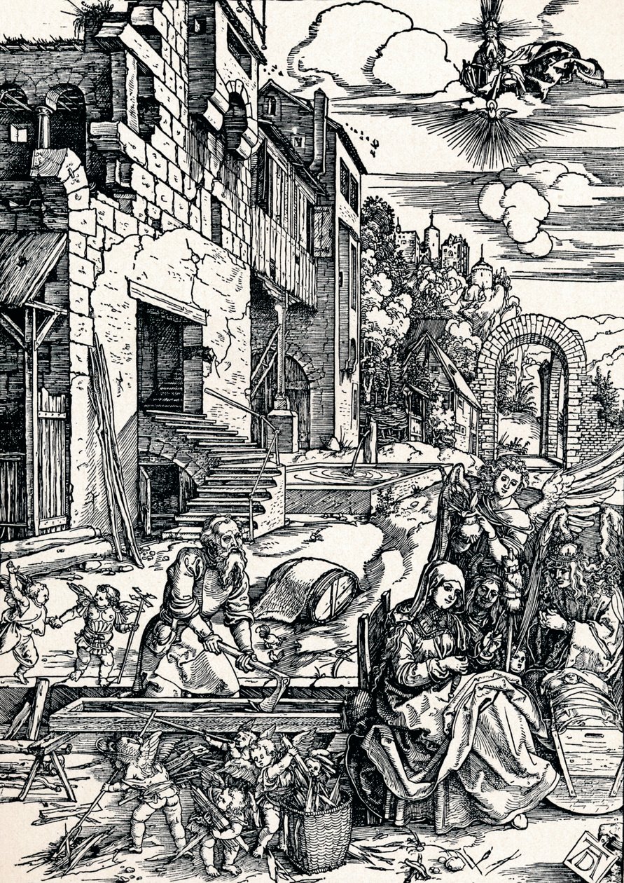 A többi az egyiptomi repülés során, 1506 1906 alkotó: Albrecht Dürer