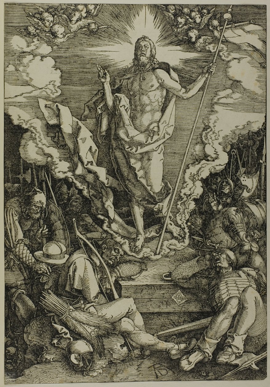 A feltámadás, A nagy szenvedélyből alkotó: Albrecht Dürer