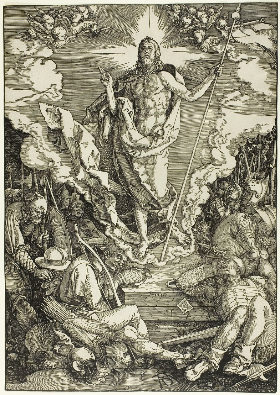 A feltámadás, A nagy szenvedélyből alkotó: Albrecht Dürer