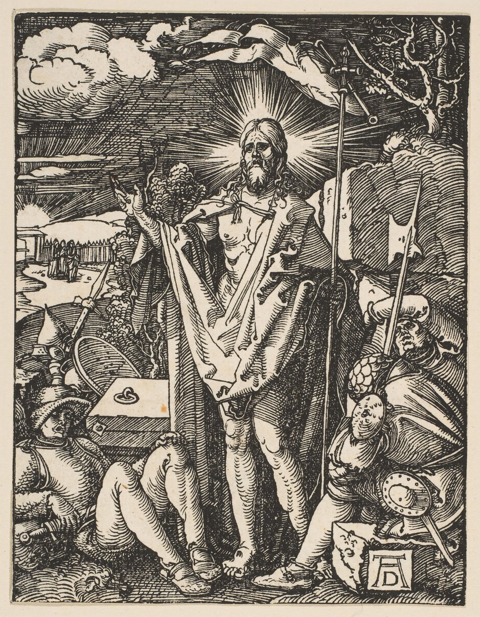 A feltámadás, A kis szenvedélyből, kb. 1510. alkotó: Albrecht Dürer