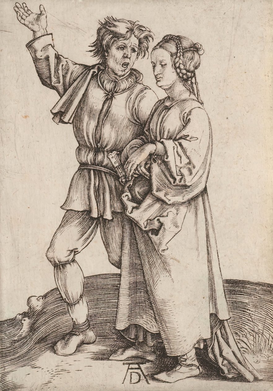 A rusztikus házaspár A paraszt és felesége, 1497-1498. alkotó: Albrecht Dürer
