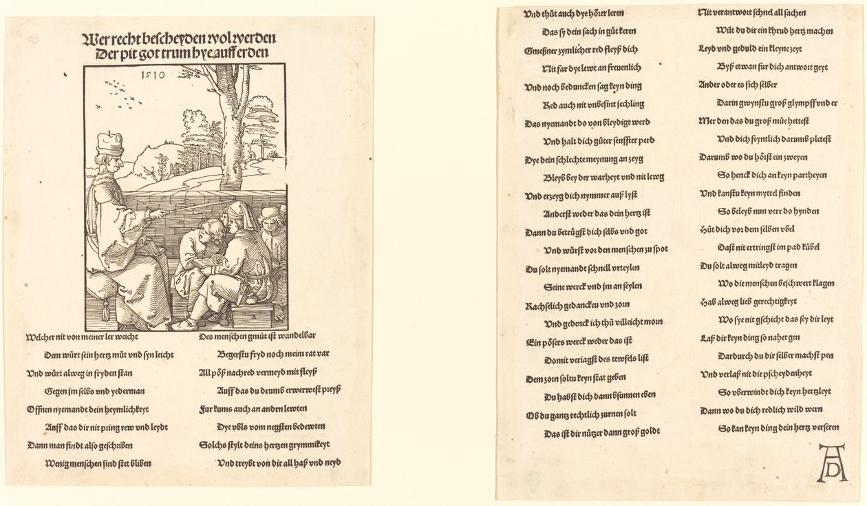 Az iskolai tanár alkotó: Albrecht Dürer