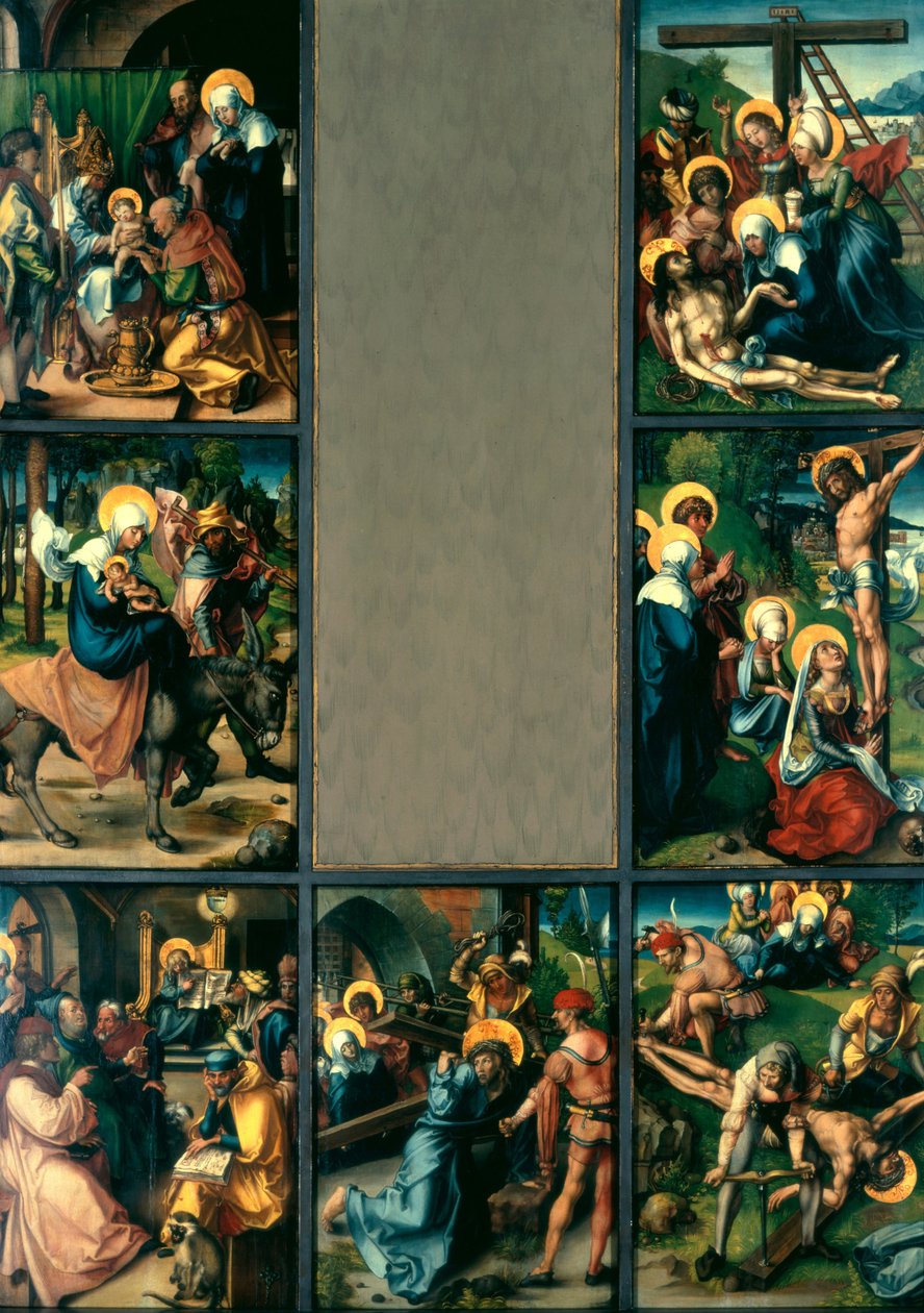 A Szűz hét fájdalma, 1495-1496 alkotó: Albrecht Dürer
