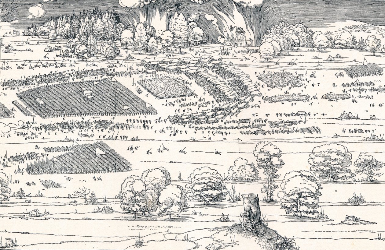 Egy erőd ostroma II, 1527 1906 alkotó: Albrecht Dürer