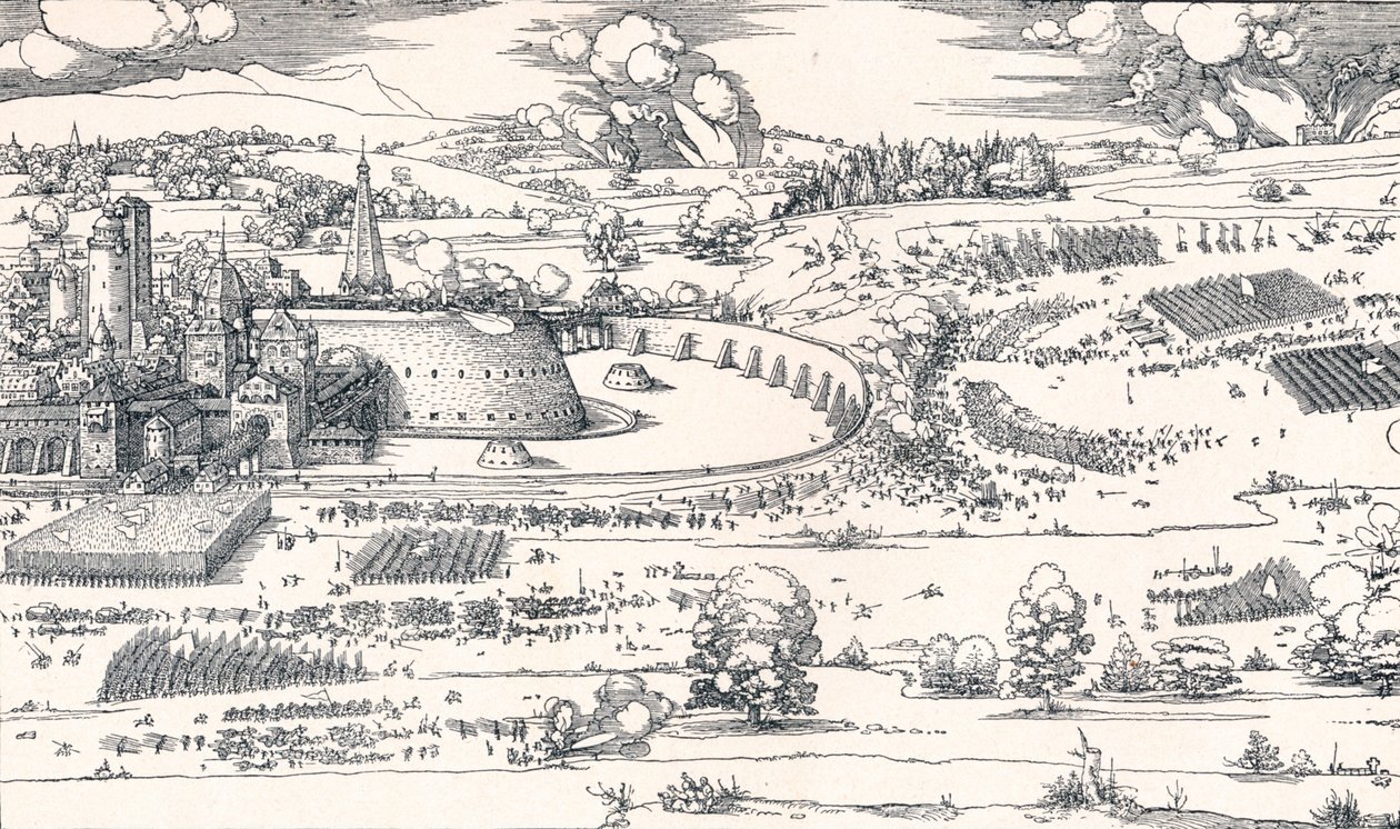 Egy erőd ostroma I, 1527 1906 alkotó: Albrecht Dürer