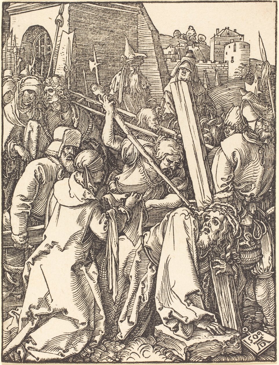 A kis szenvedély:  A keresztet viselő Krisztus alkotó: Albrecht Dürer